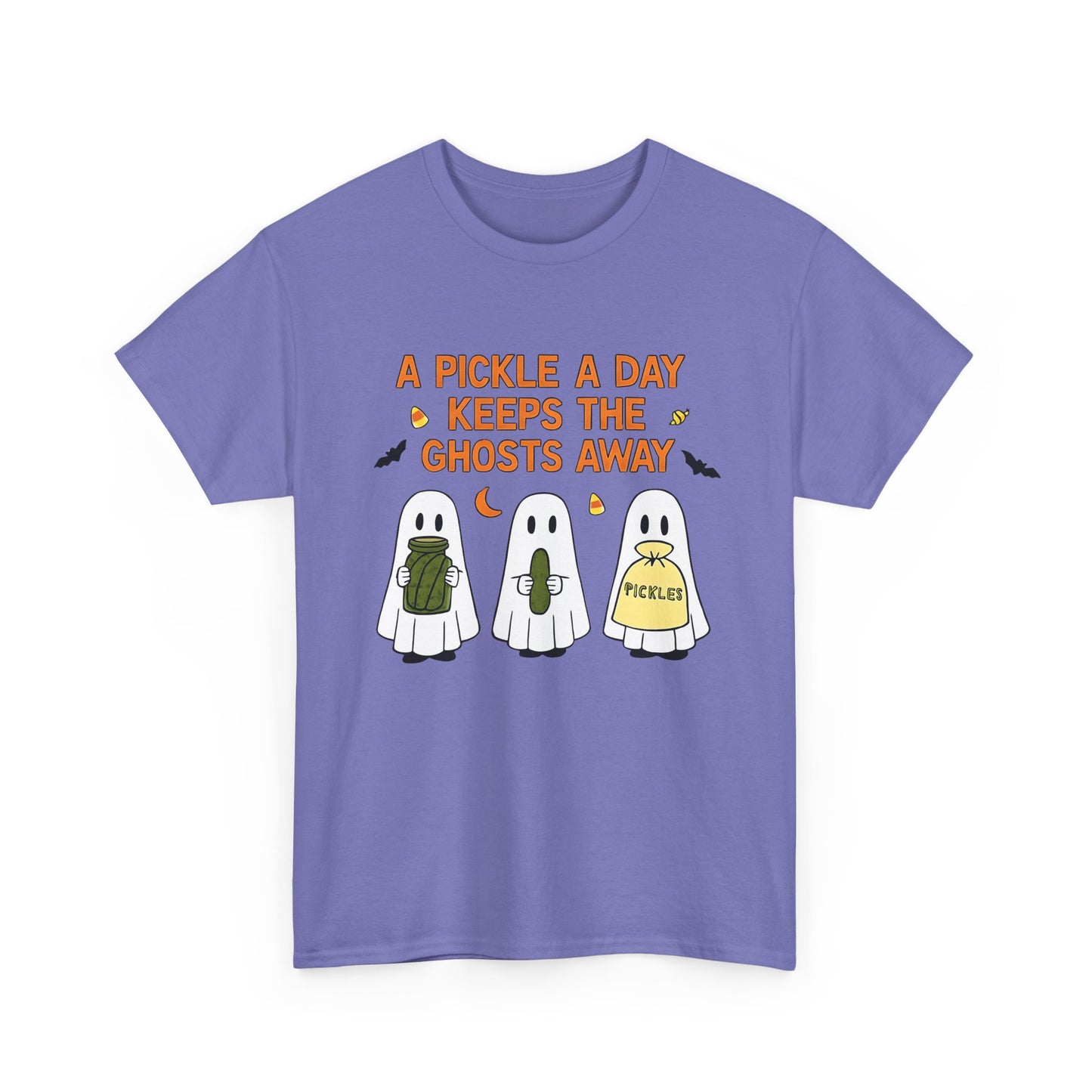 'A Pickle a Day Keeps the Ghosts Away' Halloween Pickle Tee