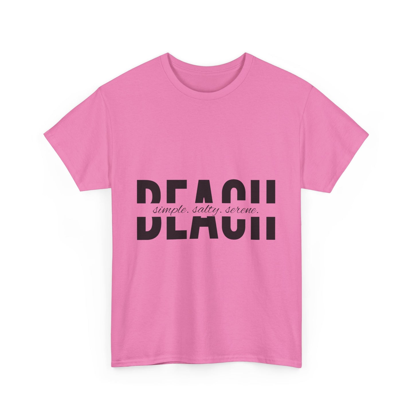 'Simple, Salty, Serene' Beach Tee