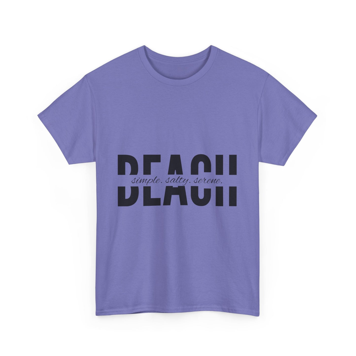 'Simple, Salty, Serene' Beach Tee